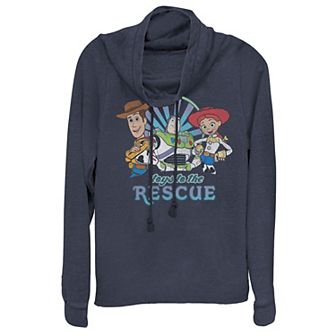 Disney / Pixar Toy Story Juniors' Toys To The Rescue Cowlneck Graphic Lightweight Long Sleeve