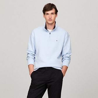Men's Tommy Hilfiger Logo Quarter-Zip Top