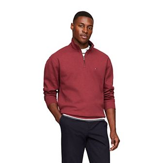 Men's Tommy Hilfiger Logo Quarter-Zip Top