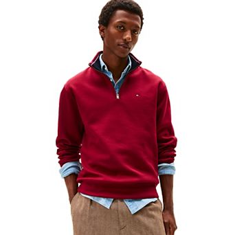 Men's Tommy Hilfiger Logo Quarter-Zip Top