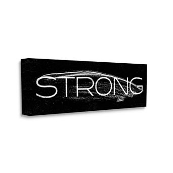 Stupell Home Decor "Strong" Bold Typography Wall Decor