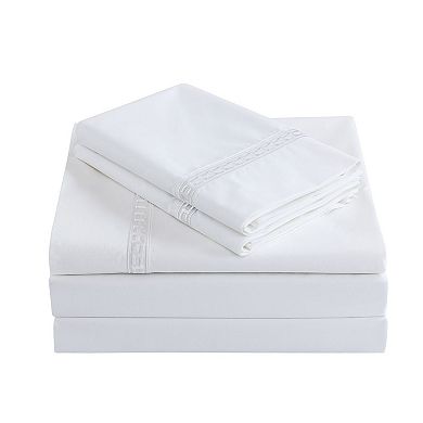 Hotel Suite Embroidered Sheet Set