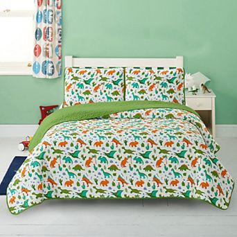Harper Lane Dinosaur Park 3 pc Quilt Set Full/Queen