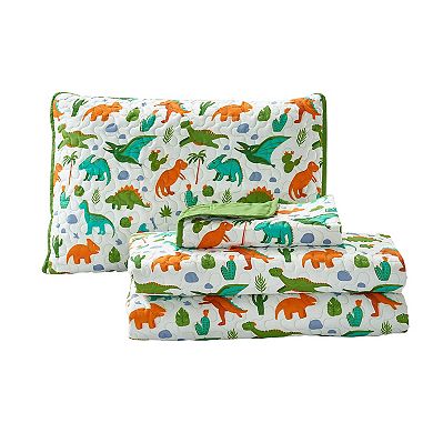 Dinosaur Park Quilt Set with Shams