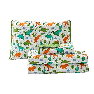 Dinosaur Park Quilt Set with Shams