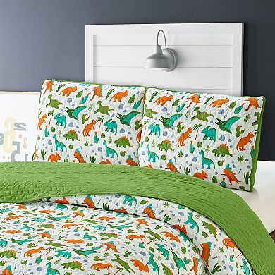 Dinosaur Park Quilt Set with Shams