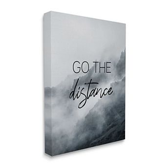 Stupell Home Decor "Go The Distance" Phrase Wall Decor