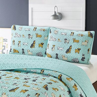 Puppies Quilt Set with Shams