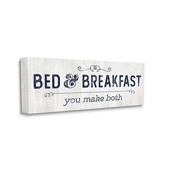 Stupell Home Decor Self-Serve Bed & Breakfast Canvas Wall Art