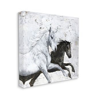 Stupell Home Decor Wild Horses Racing Canvas Wall Art