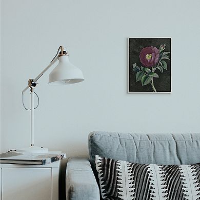 Stupell Home Decor Purple Poppy Framed Wall Art