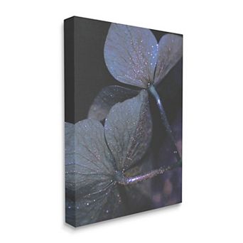 Stupell Home Decor Dark Tone Glittered Clover Canvas Wall Art