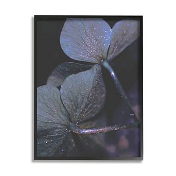 Stupell Home Decor Dark Tone Glittered Clover Framed Wall Art