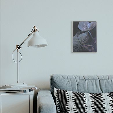 Stupell Home Decor Dark Tone Glittered Clover Petals Framed Wall Art