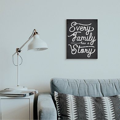 Stupell Home Decor Every Family Story Canvas Wall Art