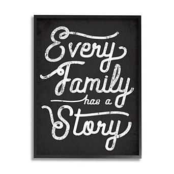 Stupell Home Decor Every Family Story Framed Wall Art