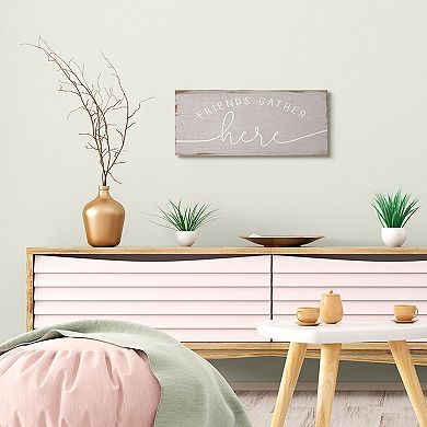 Stupell Home Decor Friends Gather Here Canvas Wall Art