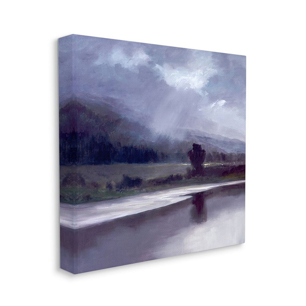 Stupell Home Decor Storm Clouds Landscape Canvas Wall Art