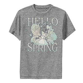 Disney's Alice In Wonderland Boys 8-20 Hello Spring Performance Graphic Tee