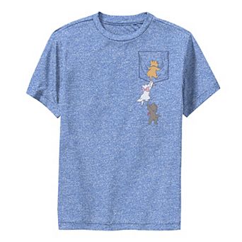 Disney's Aristocats Boys 8-20 Marie Toulouse Berlioz Kitten Pocket Performance Graphic Tee