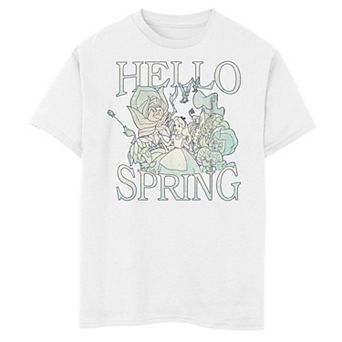 Disney's Alice In Wonderland Boys 8-20 Hello Spring Graphic Tee