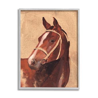 Stupell Home Decor Southwestern Horse Equestrian Framed Wall Art