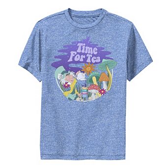 Disney's Alice In Wonderland Boys 8-20 Mad Hatter Time For Tea Performance Graphic Tee