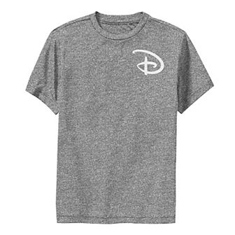 Disney's Boys 8-20 Small Pocket Logo Performance Graphic Tee