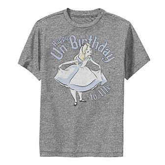 Disney's Alice In Wonderland Boys 8-20 Alice Happy Un-Birthday To Me Performance Graphic Tee