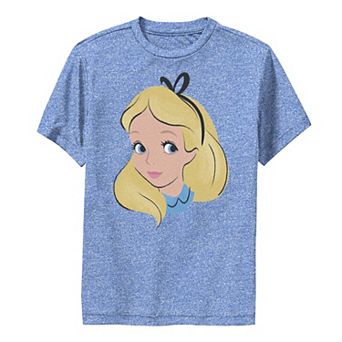 Disney's Alice In Wonderland Boys 8-20 Alice Big Face Performance Graphic Tee