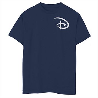 Disney's Boys 8-20 Small Pocket Logo Graphic Tee
