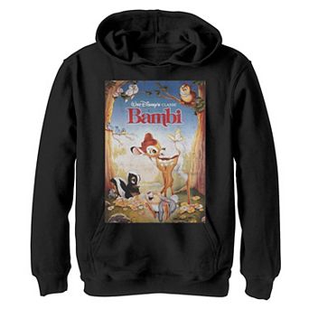 Disney's Bambi Boys 8-20 Friendships Poster Graphic Fleece Hoodie