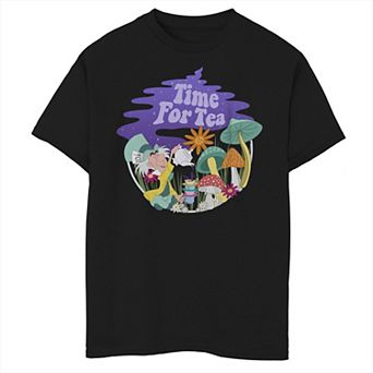Disney's Alice In Wonderland Boys 8-20 Mad Hatter Time For Tea Graphic Tee