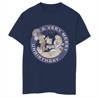 Disney's Alice In Wonderland Boys 8-20 Mad Hatter Un-Birthday Graphic Tee