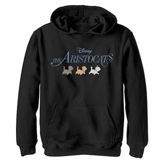 Disney's Aristocats Boys 8-20 Marie Toulouse Berlioz Cute Cats Graphic Fleece Hoodie