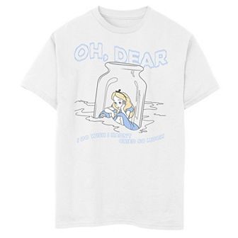Disney's Alice In Wonderland Boys 8-20 I Do Wish I Hadn't Cried So Much Graphic Tee