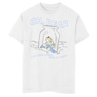 Disney's Alice In Wonderland Boys 8-20 I Do Wish I Hadn't Cried So Much Graphic Tee