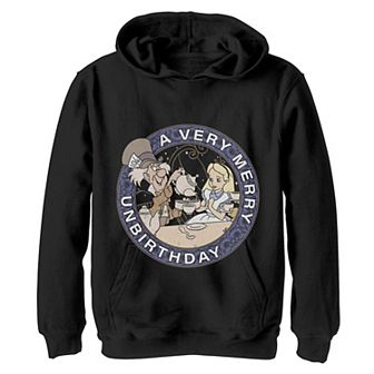 Disney's Alice In Wonderland Boys 8-20 Mad Hatter Un-Birthday Graphic Fleece Hoodie