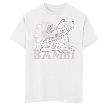 Disney's Bambi Boys 8-20 Simple Flower Portrait Graphic Tee
