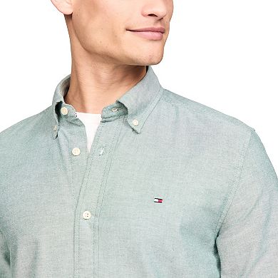 Men's Tommy Hilfiger Flex Oxford Custom-Fit Button-Down Shirt
