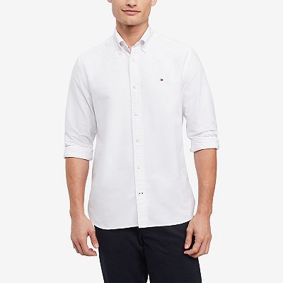 Men s Tommy Hilfiger Custom Fit Essential Stretch Oxford Shirt