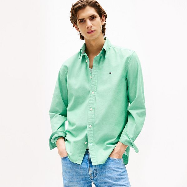 green emerald velvet dress Tommy Hilfiger Men's All-Season Stretch Dress Shirt Dark Blue XL  (Neck:17-17.5 Sleave: 32/33) at Amazon Men's Clothing store