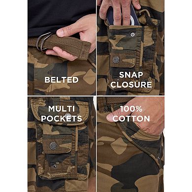 Men's Xray Belted Double-Pocket Bermuda Cargo