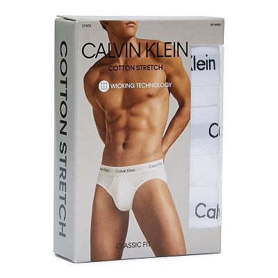 Men s Calvin Klein 3 pack Cotton Stretch Briefs