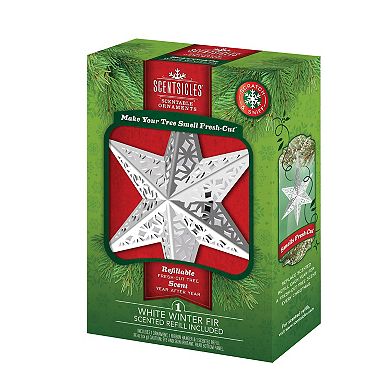 Scentsicles White Winter Fir Star Christmas Ornament