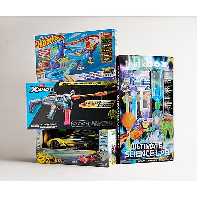 Hot Wheels Auto Lift Expressway Track and Toy Cars Playset