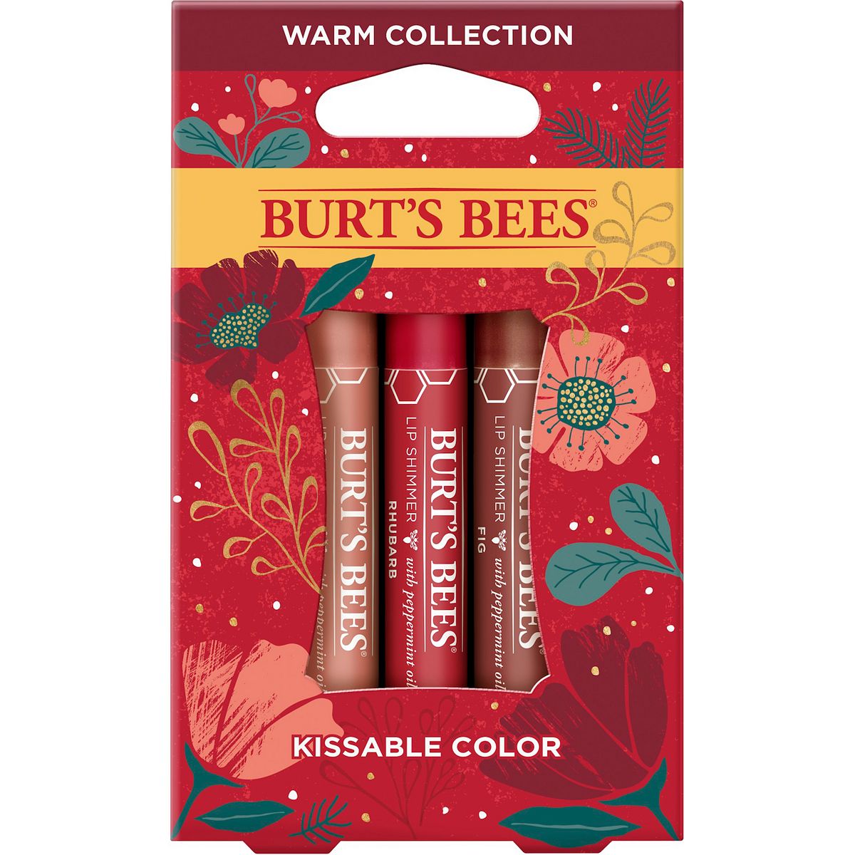 Burt's Bees Kissable Color Holiday Gift Set - Warm