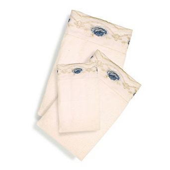 Popular Bath Blossom Rose 3 pc Towel Set