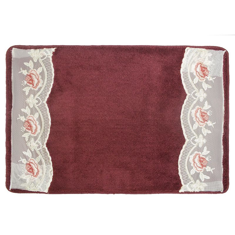 17x24 Capri Haven Bath Mat Blush - Home Dynamix