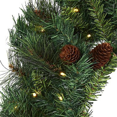 nearly natural Mixed Pine Artificial Christmas Wreath